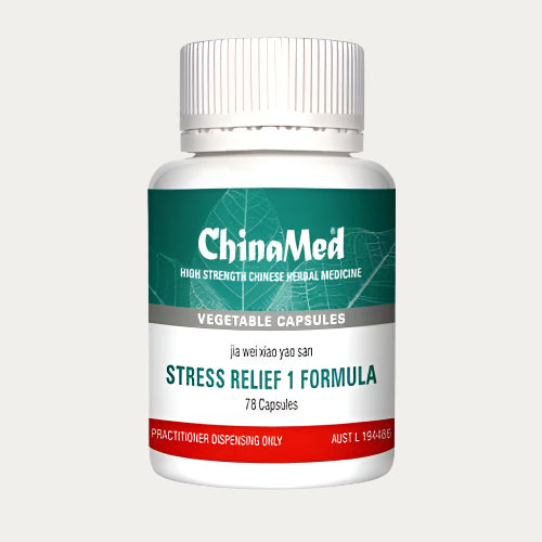 ChinaMed Stress Relief 1 Formula 78 Capsules
